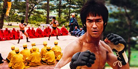 bruce lee enter the dragon fight scene